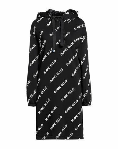 Marc Ellis Woman Mini dress Black Cotton, Polyester Cover