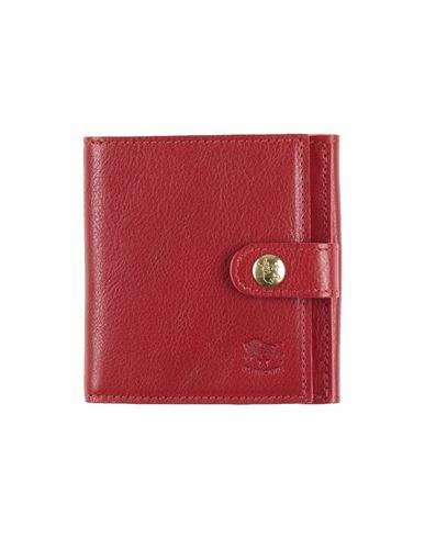 Il Bisonte Man Wallet Red Cowhide Cover