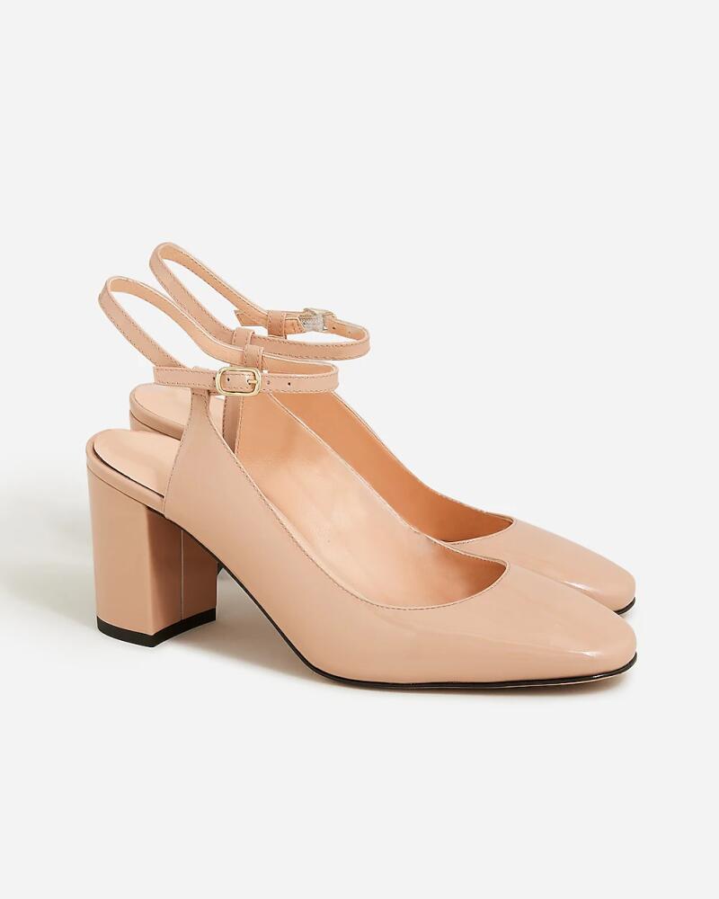 J.Crew Maisie ankle-strap heels in patent leather Cover