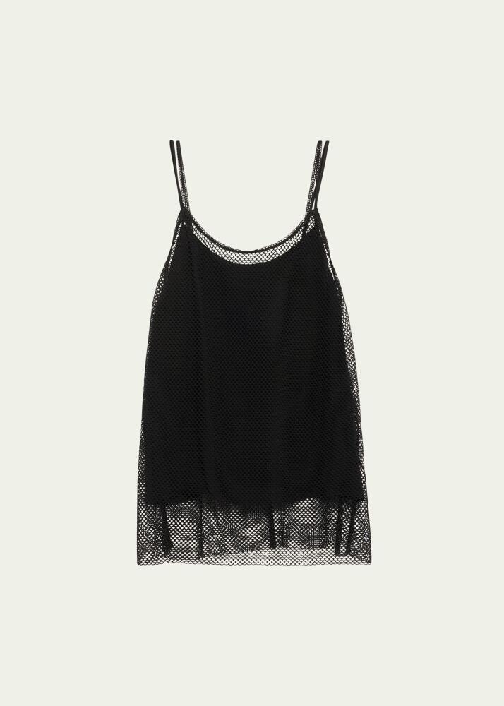 Chloe x Atelier Jolie Layered Fishnet Cami Top Cover