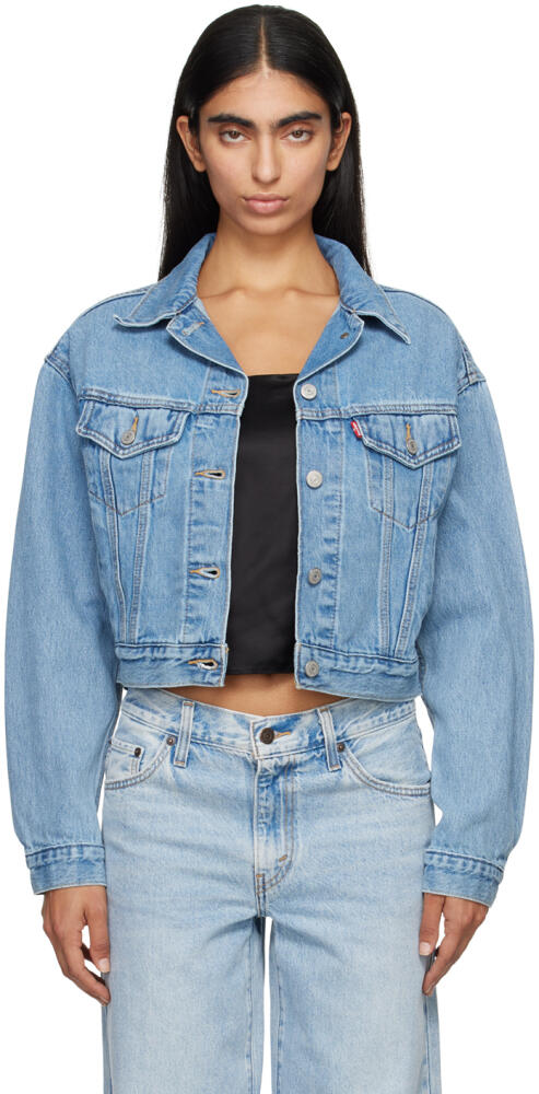 Levi's Blue Shrunken '90s Denim Trucker Jacket Cover