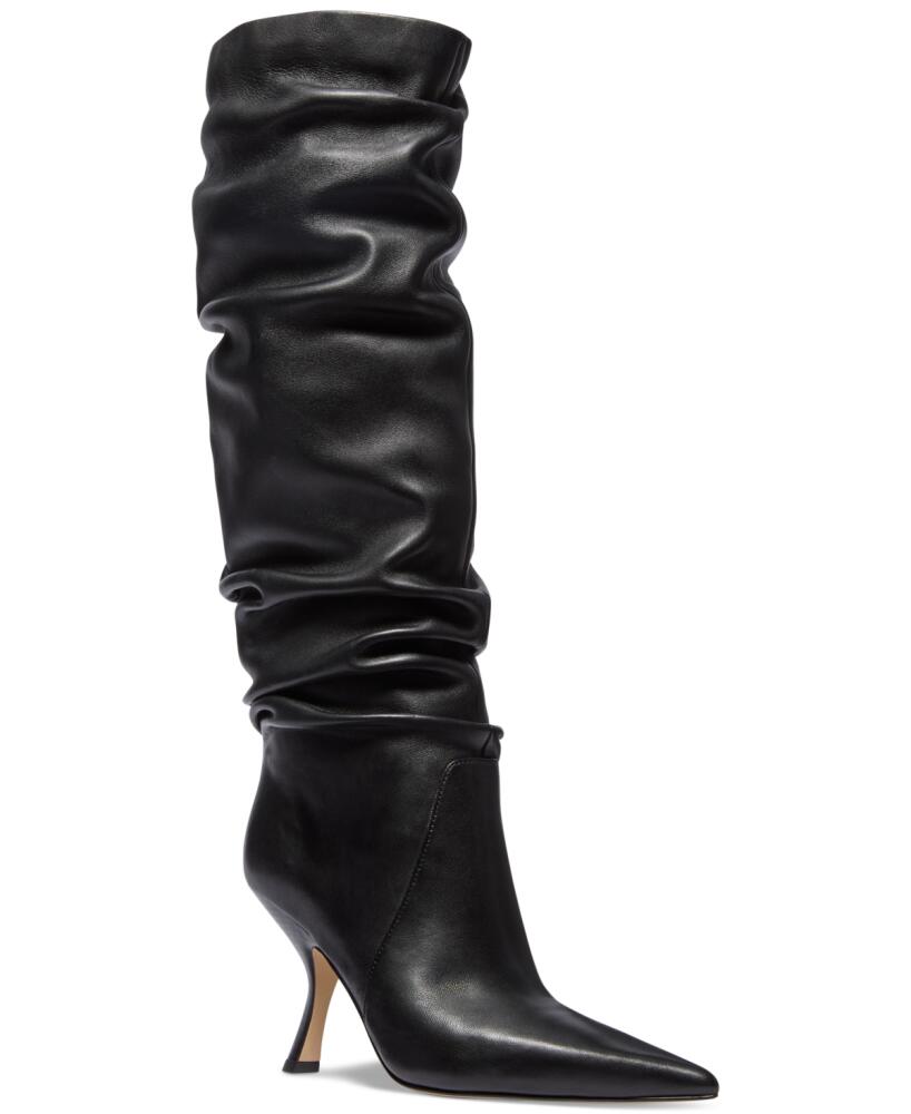 Michael Michael Kors Women's Luna Knee High Slouch Boots - Black Cover