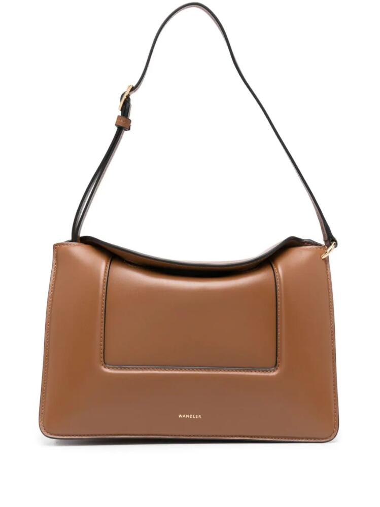 Wandler Penelope leather shoulder bag - Brown Cover