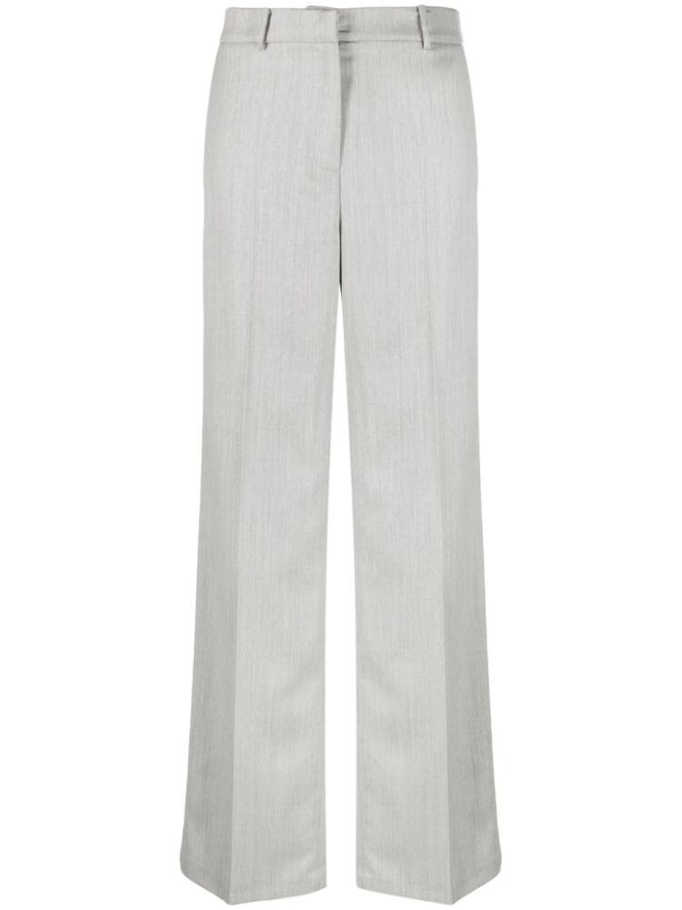 Magda Butrym high-rise straight-leg tailored trousers - Grey Cover