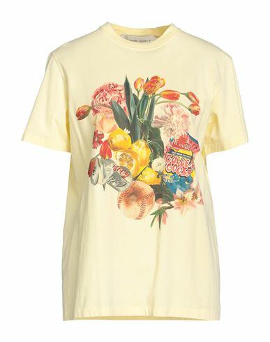 Golden Goose Woman T-shirt Yellow Cotton Cover