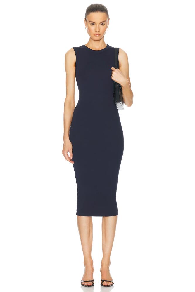 FLORE FLORE Esme Midi Dress in Navy Cover