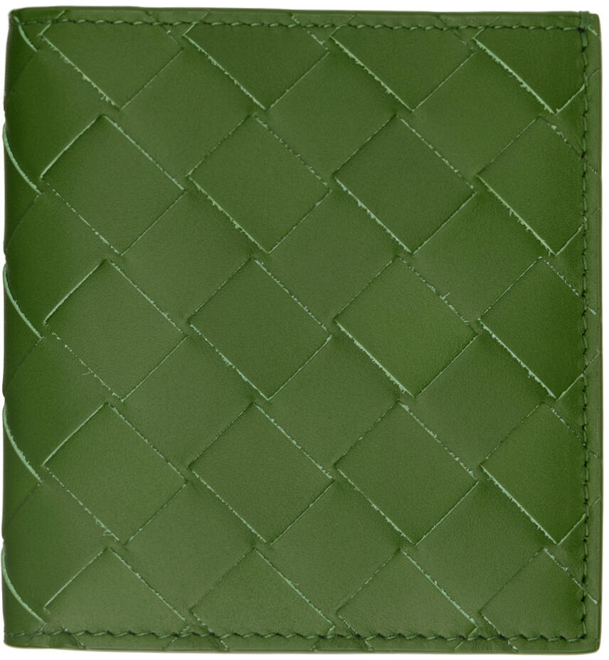 Bottega Veneta Green Slim Bifold Wallet Cover