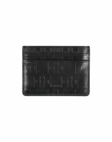 Sandro Man Document holder Black Cowhide Cover