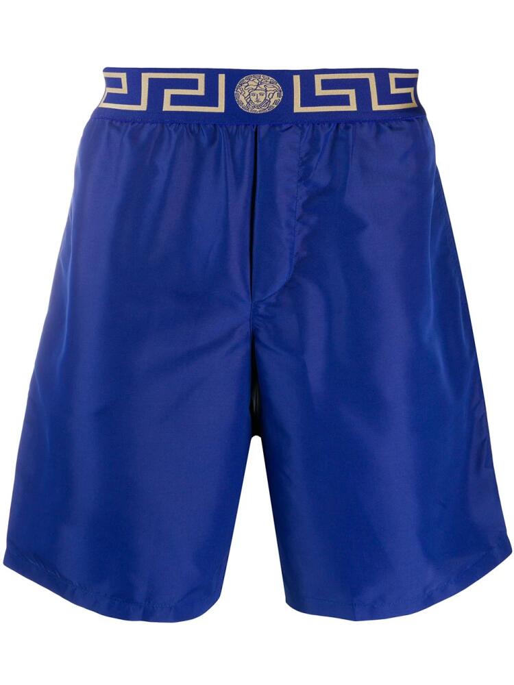 Versace Greca Border swim shorts - Blue Cover