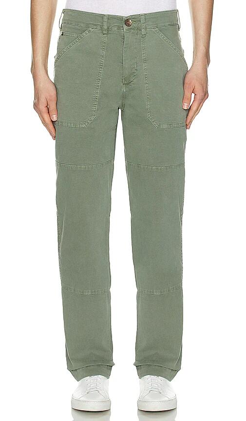 Marine Layer Breyer Relaxed Utility Pant in Green Cover