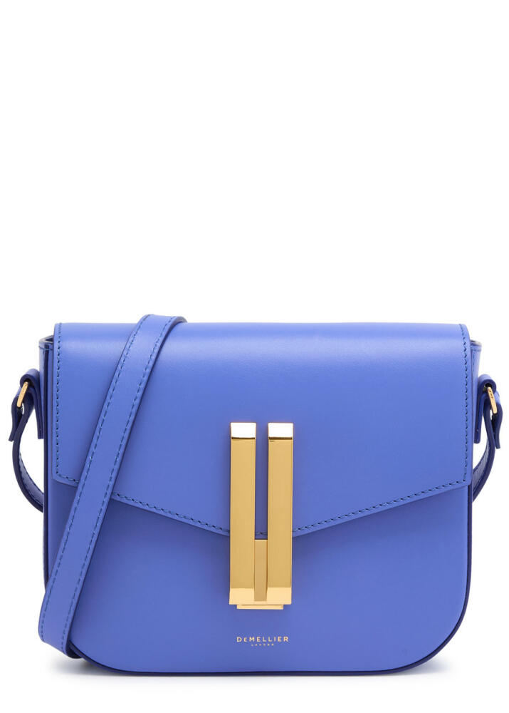 Demellier Vancouver Small Leather Cross-body bag - Blue Cover