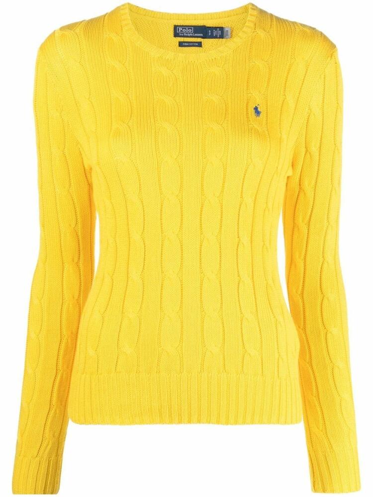 Polo Ralph Lauren Polo Pony cable-knit jumper - Yellow Cover