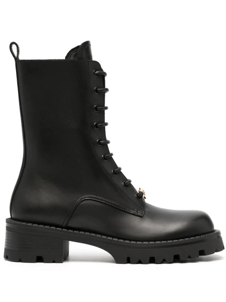 Versace Alia lace-up boots - Black Cover