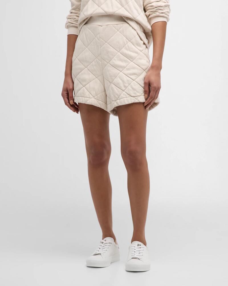 Sol Angeles Quilted Midi Shorts Cover