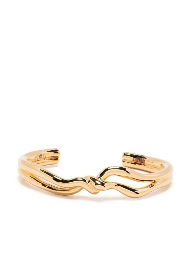 Missoma sculpted cuff bracelet - Gold Cover