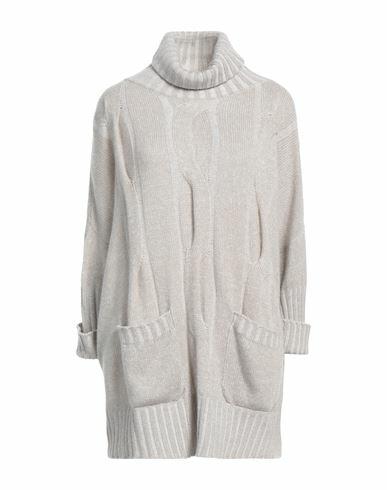 Lorena Antoniazzi Woman Turtleneck Beige Virgin Wool Cover