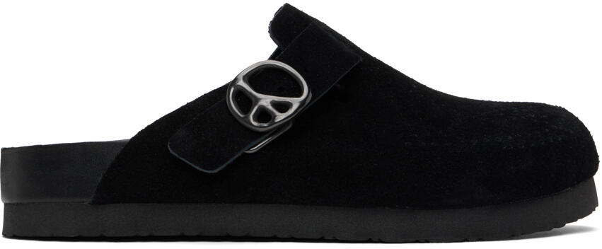 NEEDLES Black Suede Clogs Cover