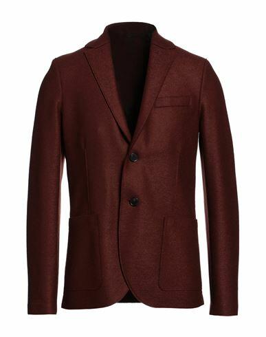 Harris Wharf London Man Blazer Brown Virgin Wool Cover