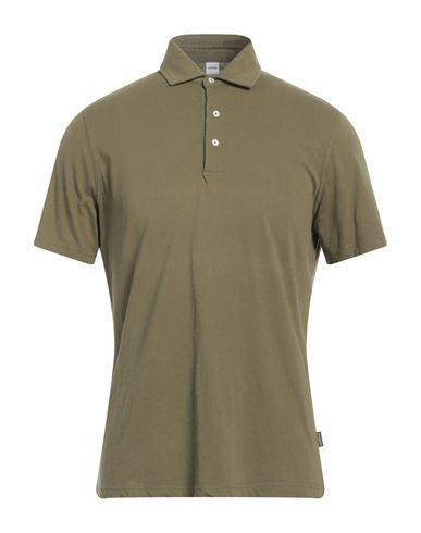 Aspesi Man Polo shirt Khaki Cotton Cover