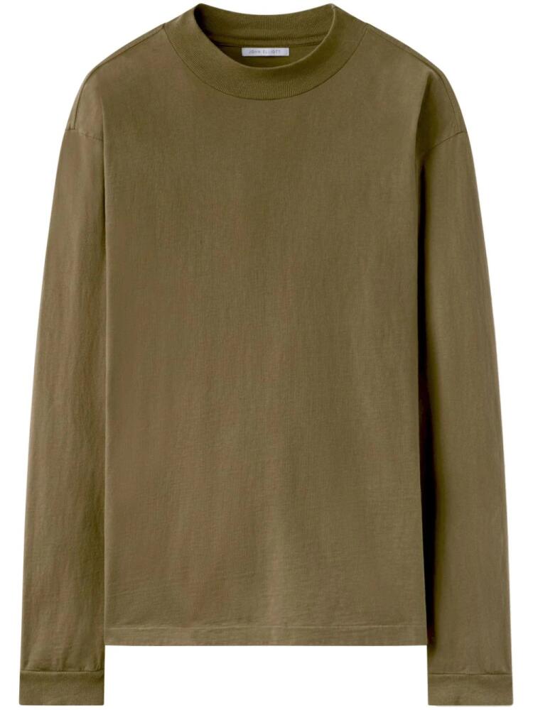 John Elliott crew-neck cotton sweatshirt - Green Cover