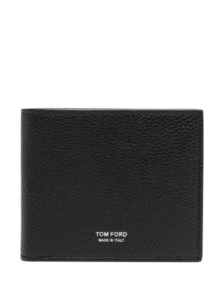 TOM FORD T icon bi-fold wallet - Black Cover