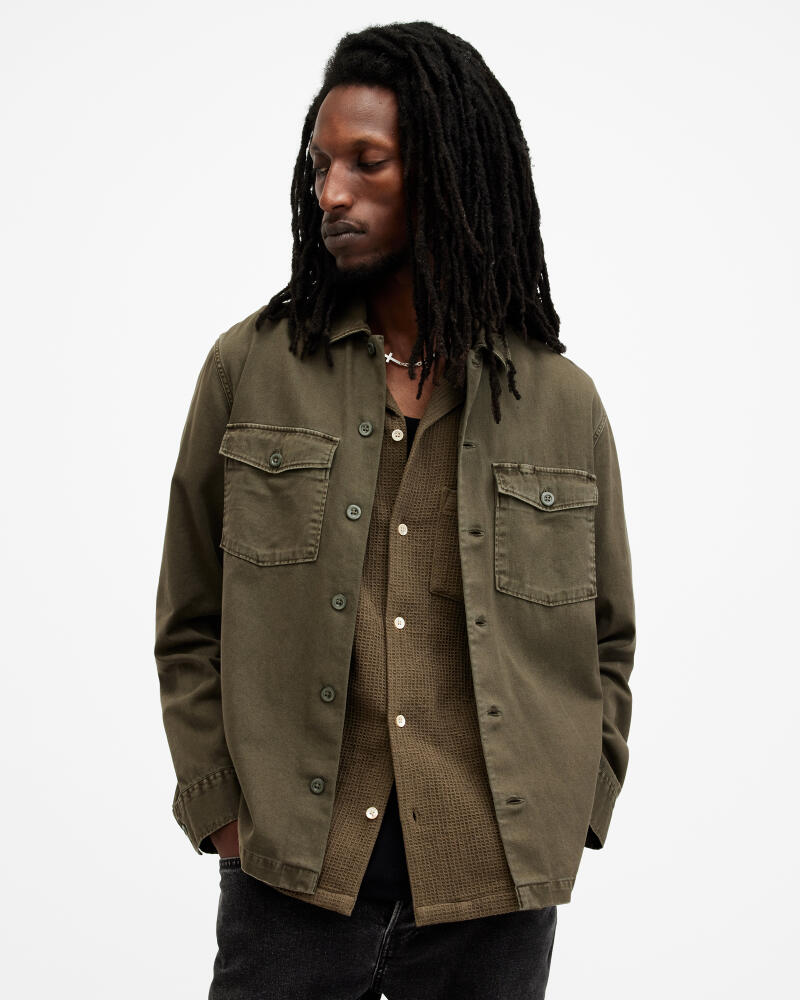 AllSaints Spotter Slim Fit Overshirt Cover