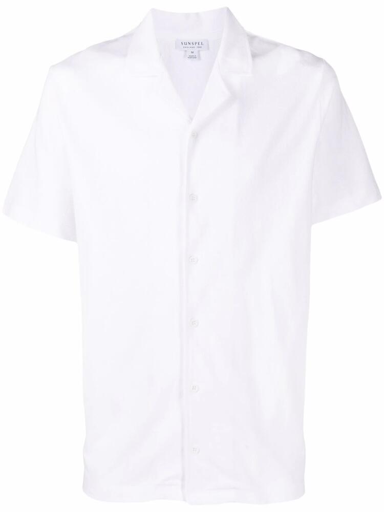 Sunspel spread-collar shirt - White Cover