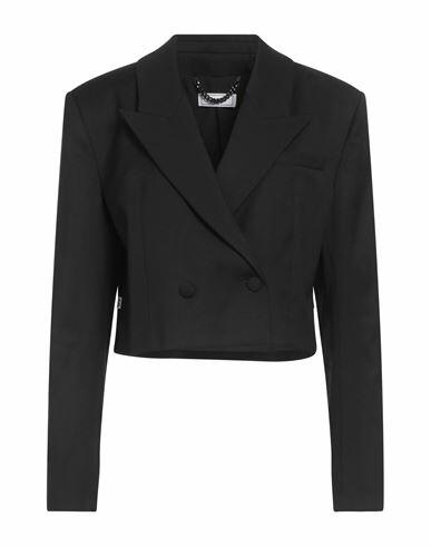 Jijil Woman Blazer Black Polyester, Viscose, Elastane Cover