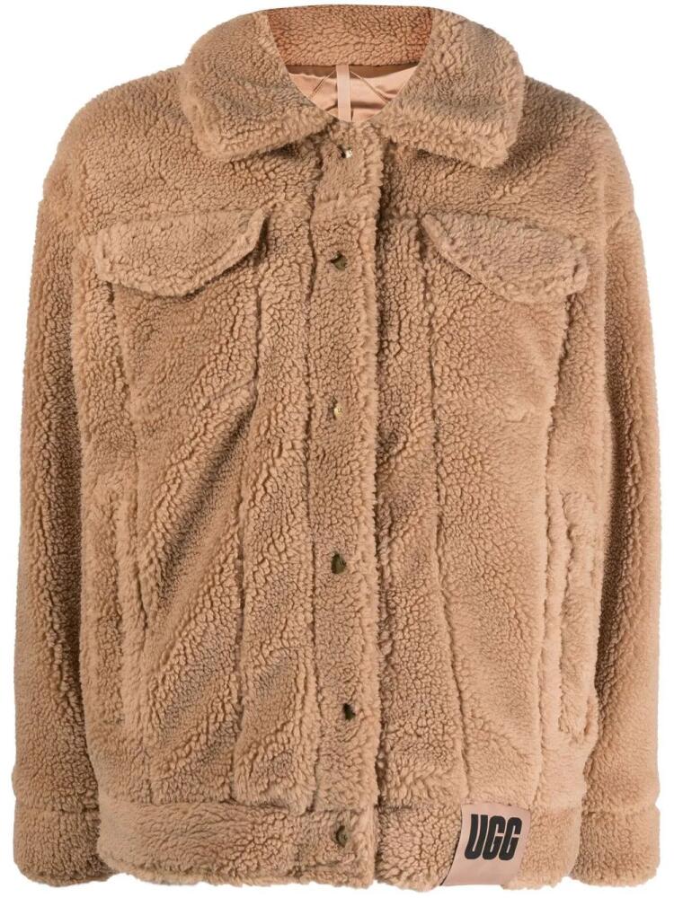 UGG faux-shearling jacket - Neutrals Cover