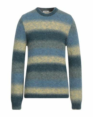 Sandro Man Sweater Light blue Wool, Alpaca wool, Polyamide Cover