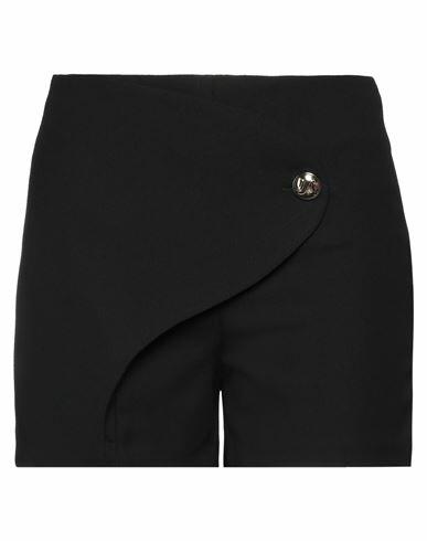 Monique Garçonne Woman Shorts & Bermuda Shorts Black Polyester Cover