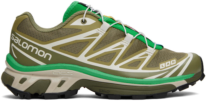 Salomon Khaki XT-6 Sneakers Cover