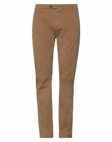 Novemb3r Man Pants Camel Cotton, Elastane Cover