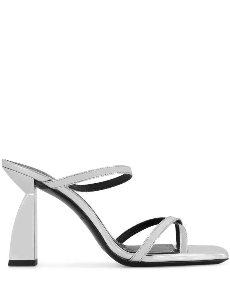 Nodaleto Angel A metallic mules - Silver Cover