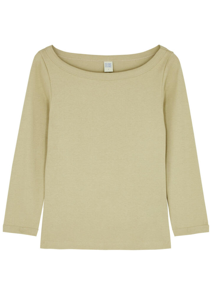 Flore Flore Steffi Cotton top - Khaki Cover