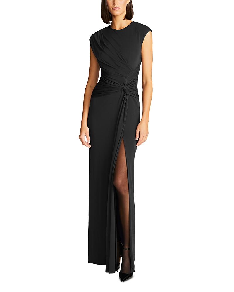 Halston Giovanna Ruched Gown Cover