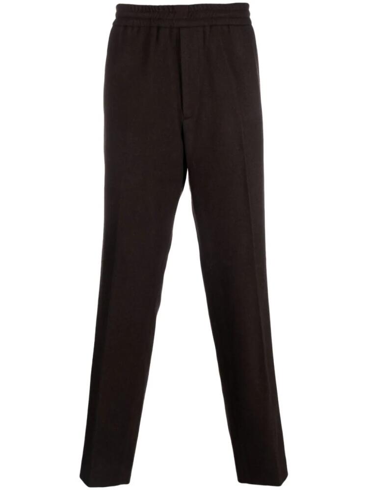 Etudes Romance flannel straight-leg trousers - Brown Cover