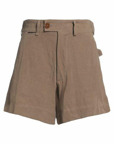 Vivienne Westwood Woman Shorts & Bermuda Shorts Brown Linen Cover