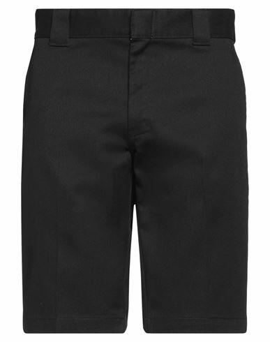 Dickies Man Shorts & Bermuda Shorts Black Polyester, Cotton Cover