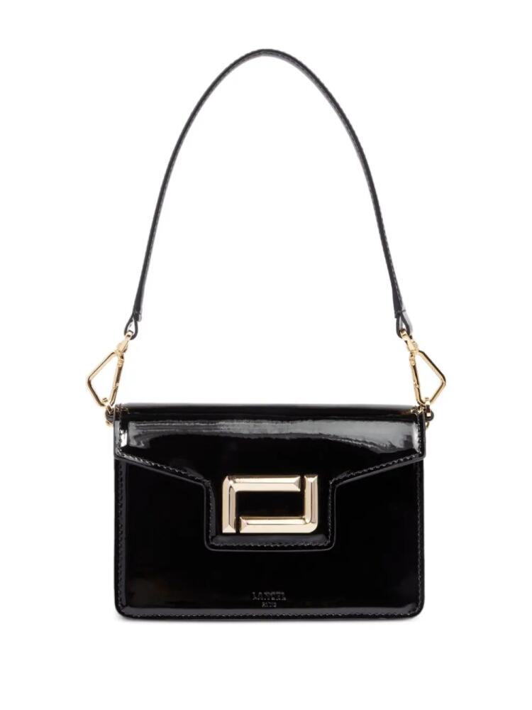 Lancel leather mini flap bag - Black Cover