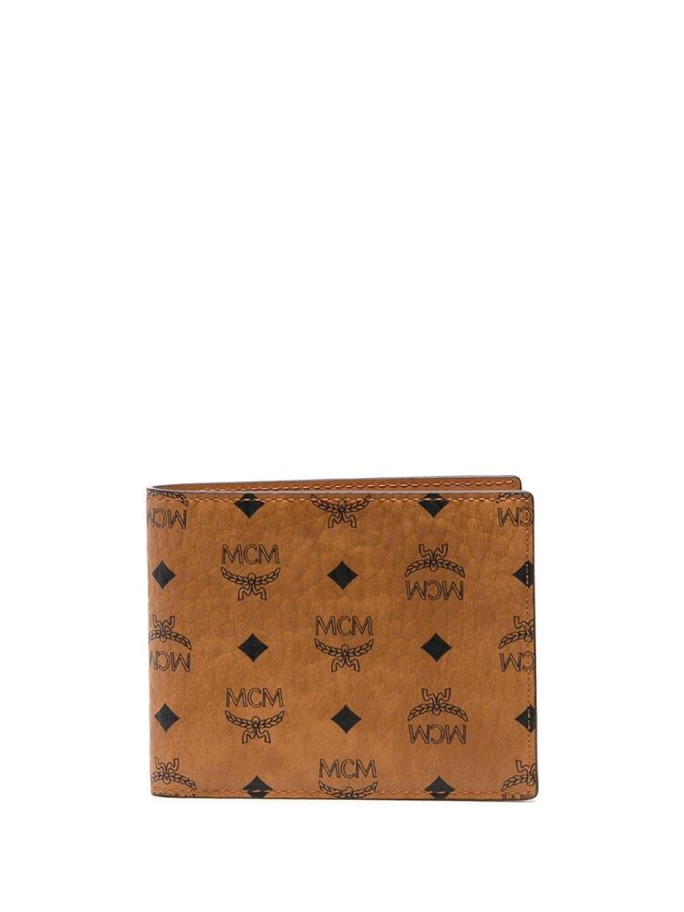 MCM logo bi-fold wallet - Neutrals Cover