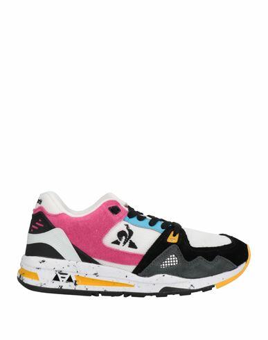 Le Coq Sportif Woman Sneakers White Soft Leather, Textile fibers Cover