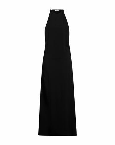 Gauchere. Woman Maxi dress Black Acetate, Viscose Cover