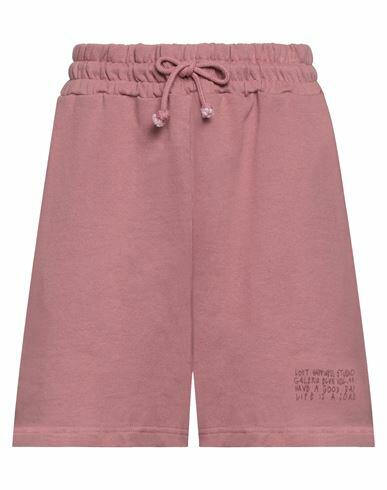 Eleven Paris Woman Shorts & Bermuda Shorts Pastel pink Cotton Cover