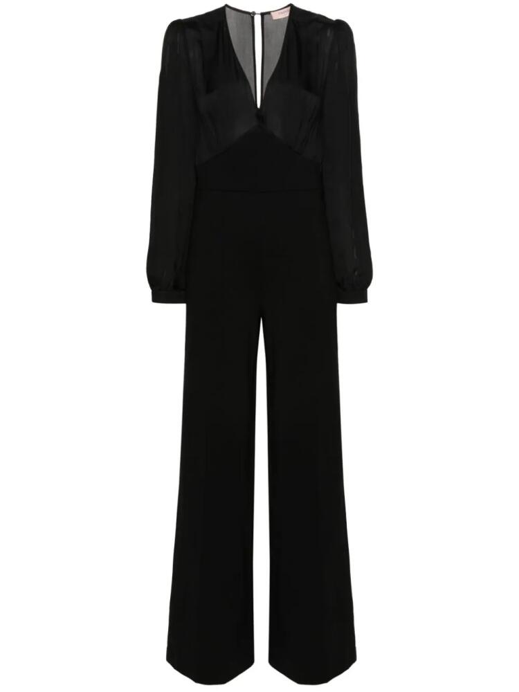 TWINSET wide-leg jumpsuit - Black Cover