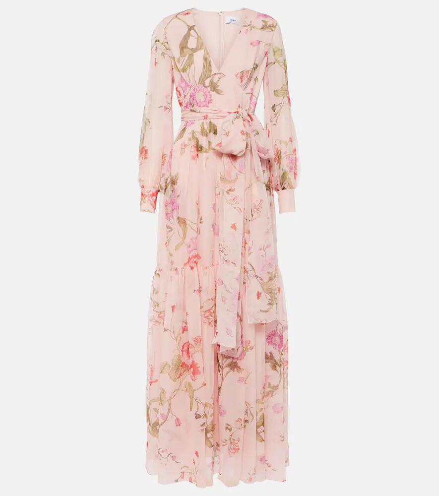 Erdem Floral silk voile gown Cover