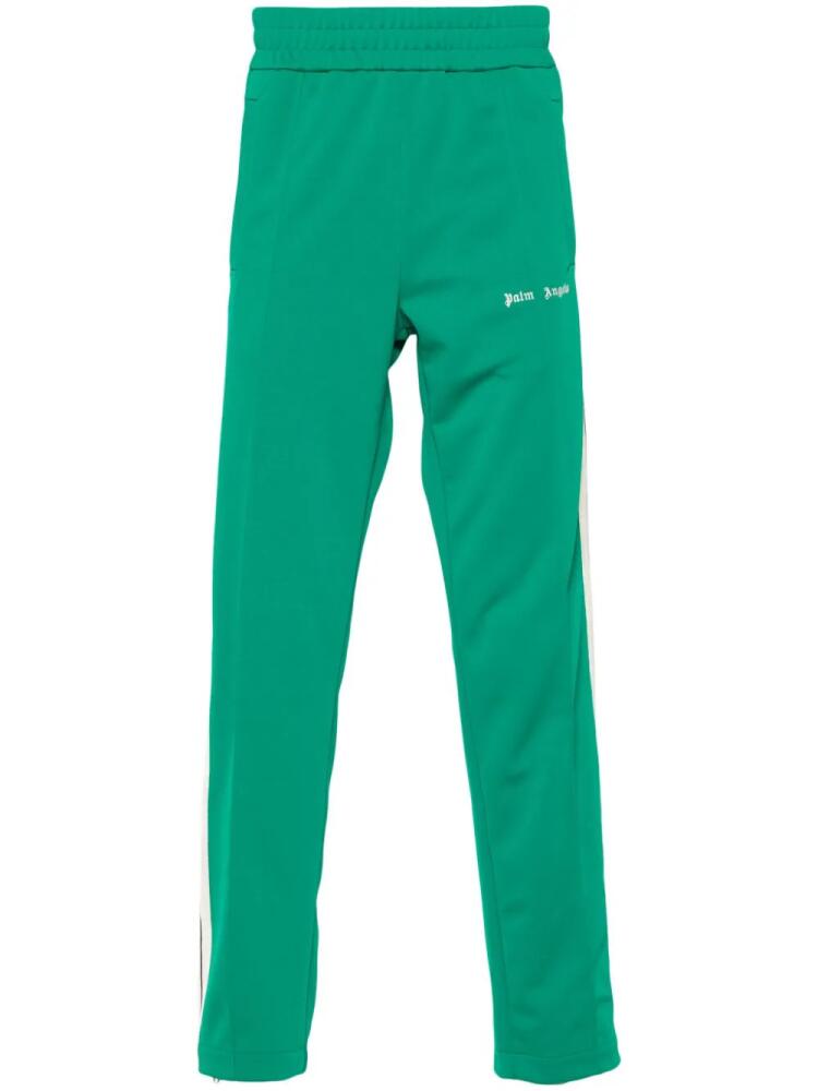 Palm Angels logo-embroidered track pants - Green Cover