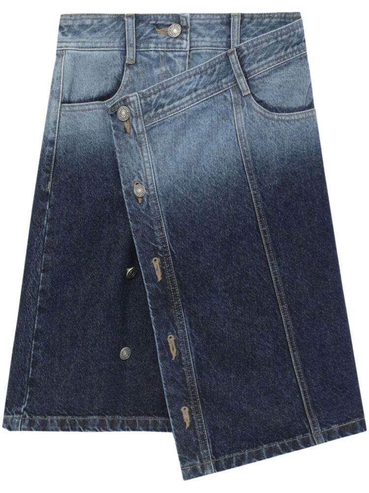 SJYP asymmetric denim skirt - Blue Cover