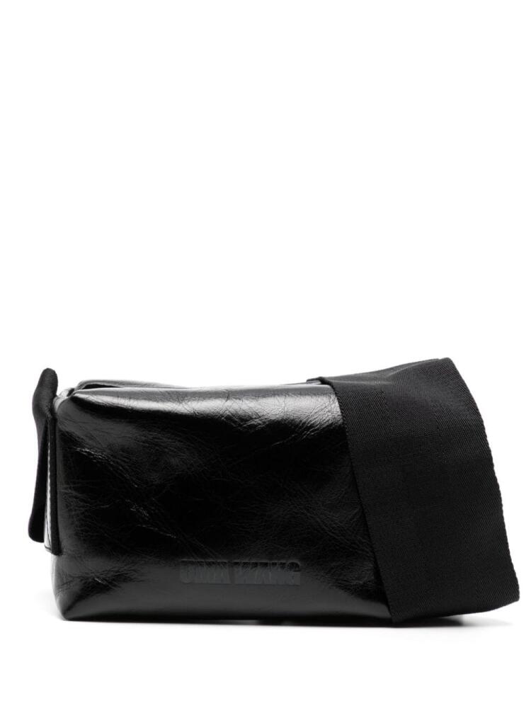 Uma Wang medium leather shoulder bag - Black Cover