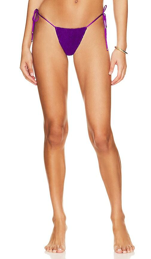 Indah Crush Bikini Bottom in Purple Cover